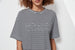 STRIPE EMB TEE